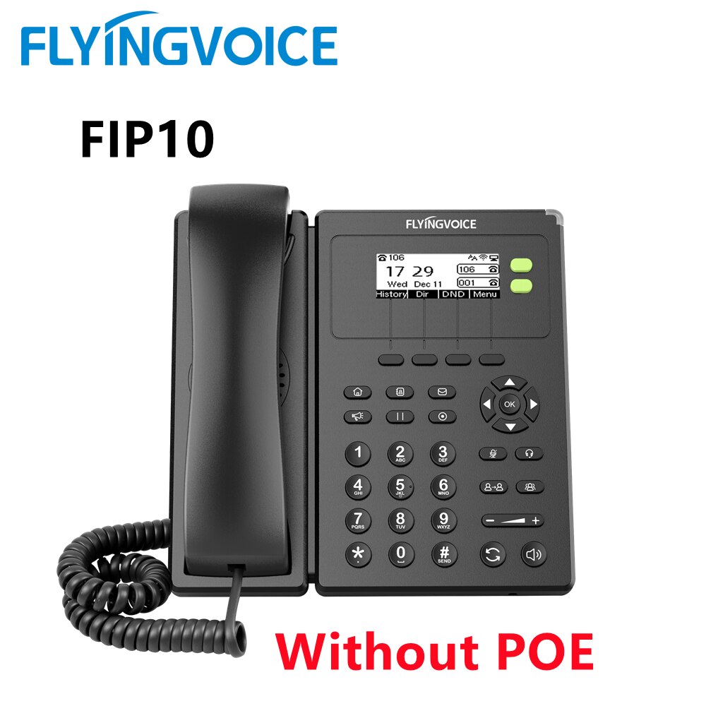 FlyingVoice VoIP ȭ, FIP10, POE  WiFi  ȭ, 2 Sip , ũ IP LAN ȭ   